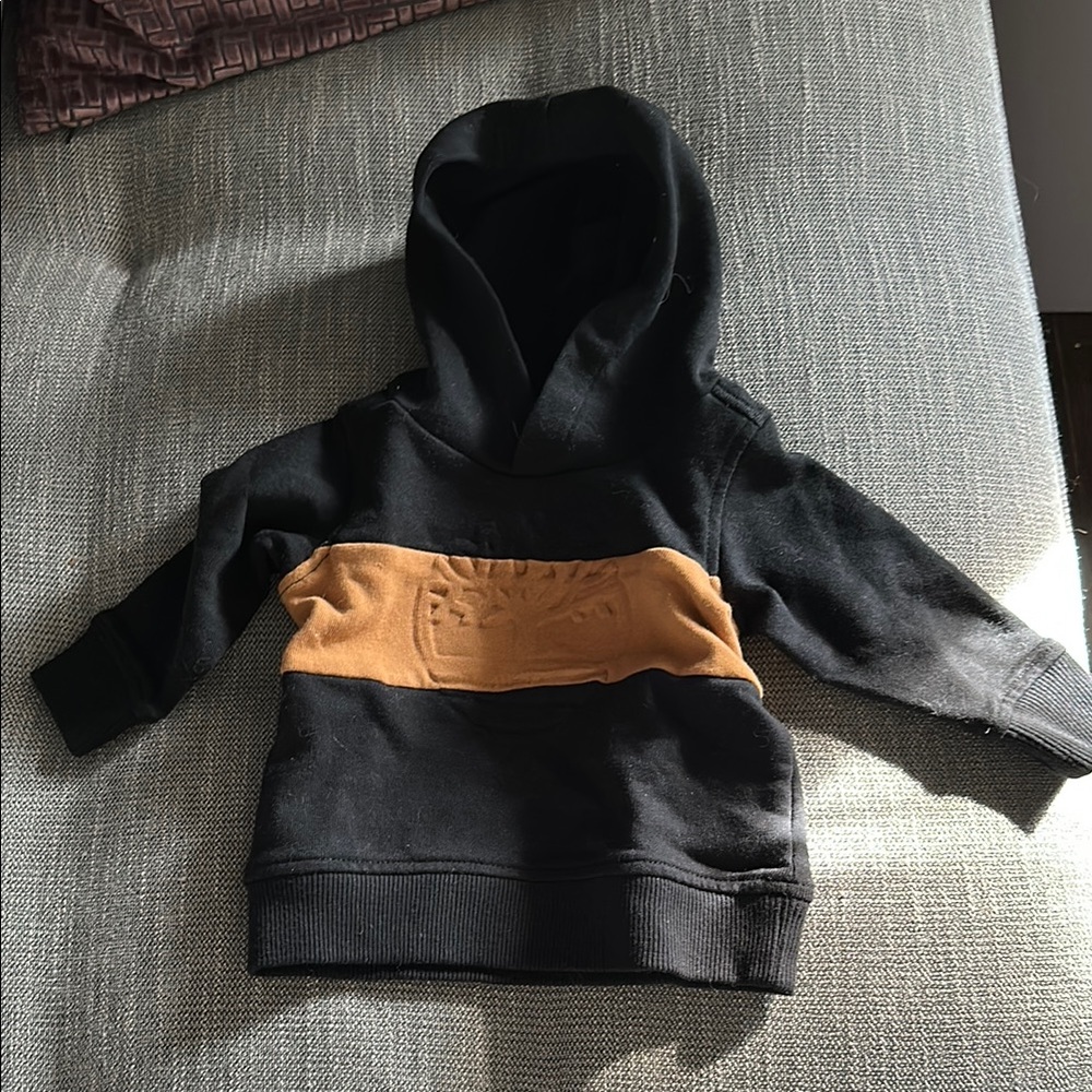 Kids Black and Tan Hoodie